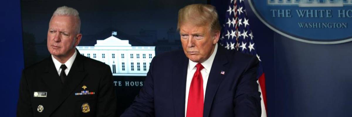 Trump Says He'll Shield Corporations From Liability for Workers Who Contract Covid-19 on the Job