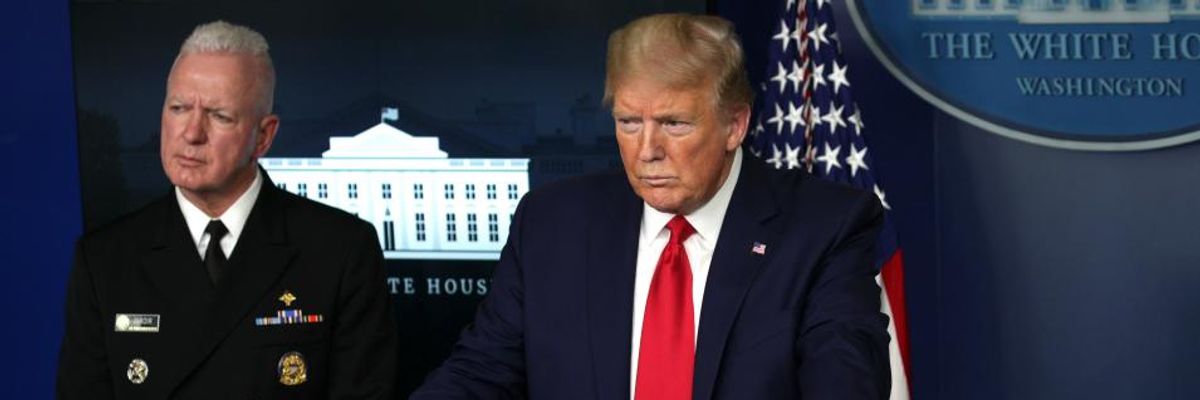 Trump Says He'll Shield Corporations From Liability for Workers Who Contract Covid-19 on the Job