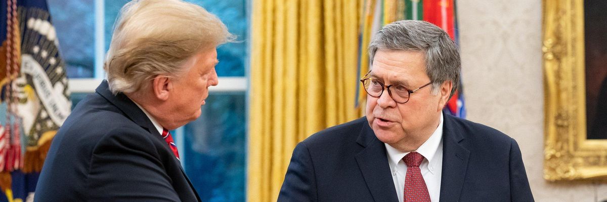 The Feud Between Trump and Barr Is a Grand Illusion