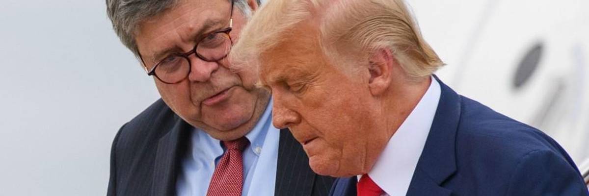 'Bananas' DOJ Press Release on Discarded Ballots Viewed as Effort to Fuel Trump's Lies About Mail-In Fraud