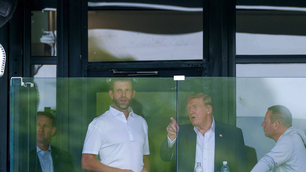 President Donald Trump and Eric Trump