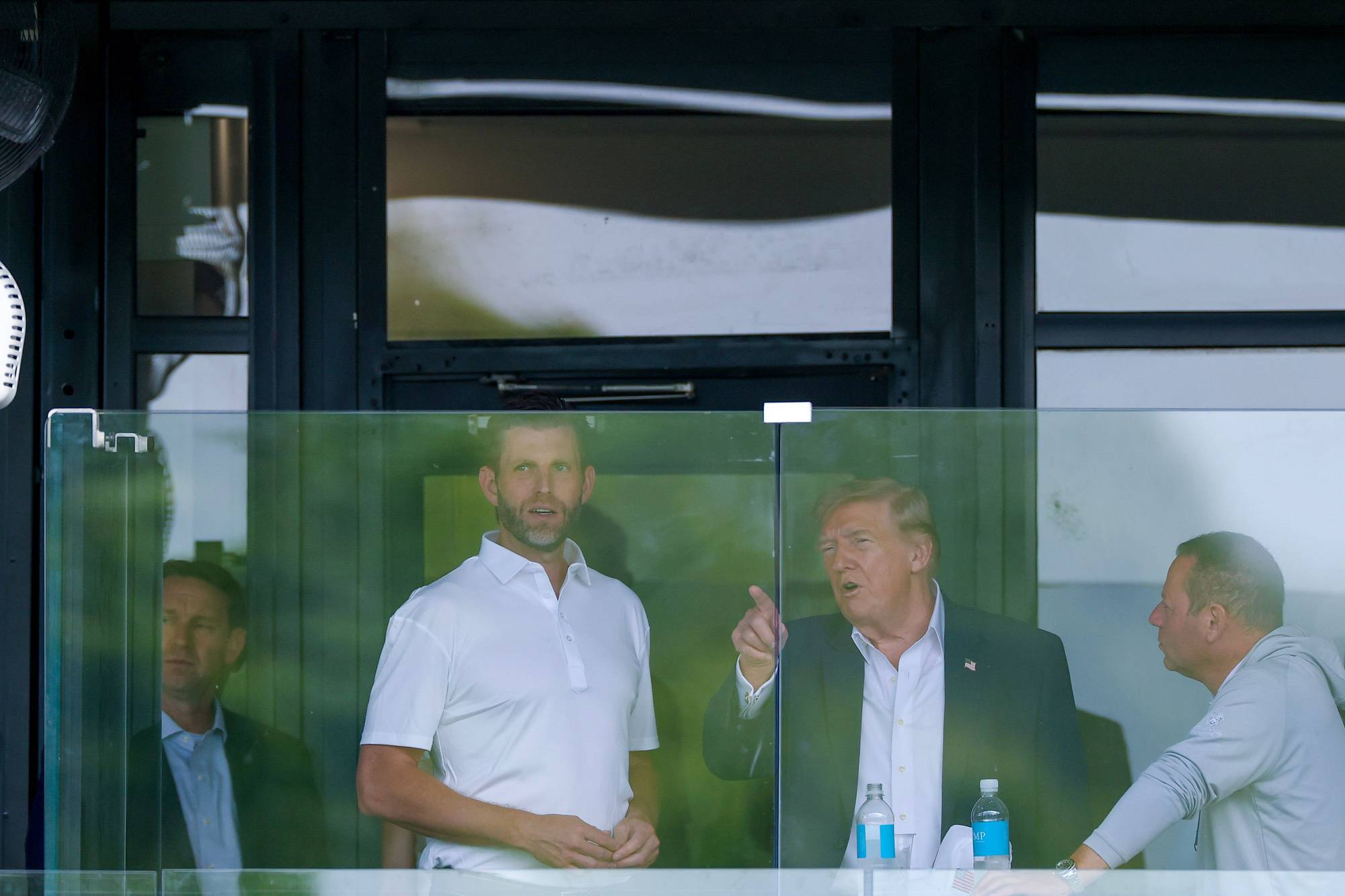 President Donald Trump and Eric Trump