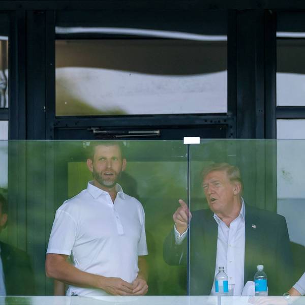 President Donald Trump and Eric Trump