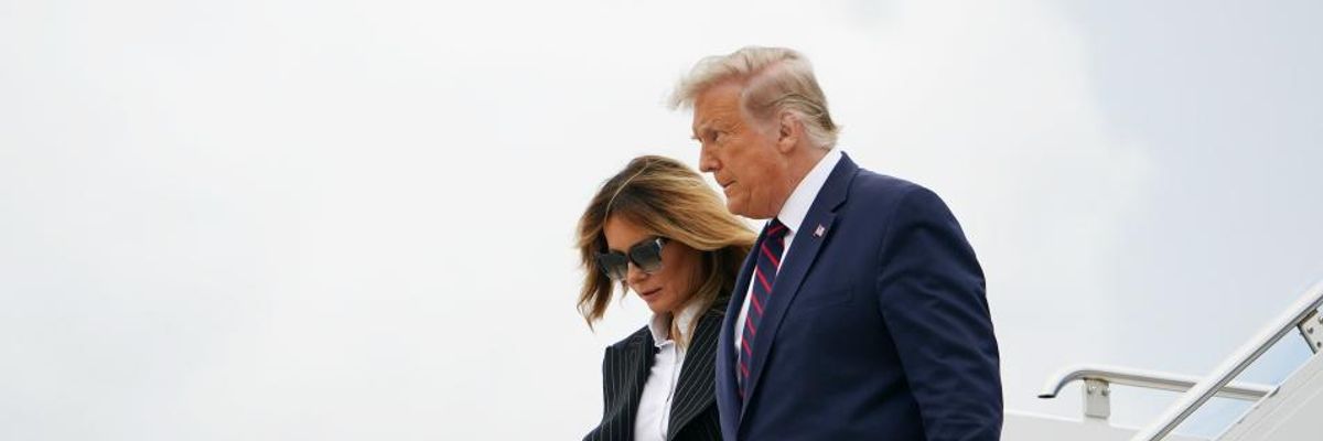 Just After Declaring 'End of the Pandemic Is in Sight,' Trump Tests Positive for Coronavirus