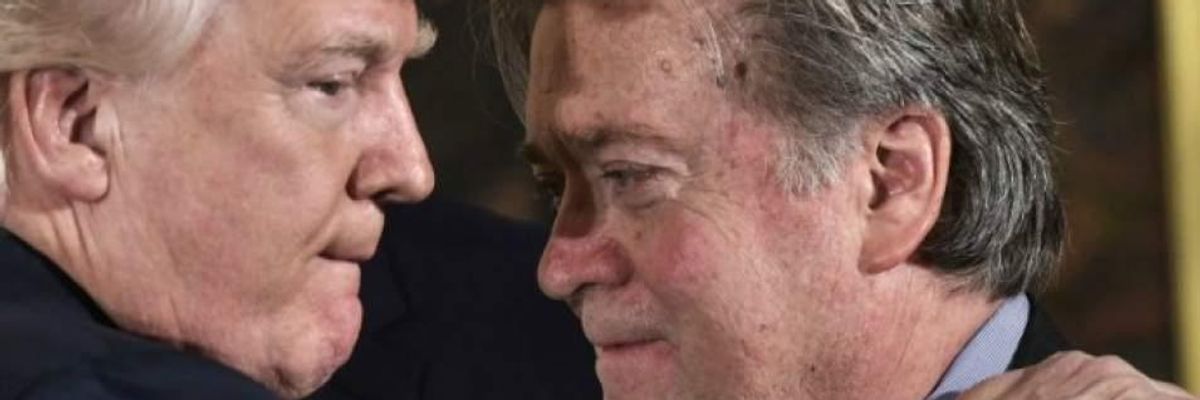 Following Bannon's Lead, Trump Goes Cannibal on 'Total Joke' Koch Brothers--Fellow Billionaires 'With Bad Ideas'