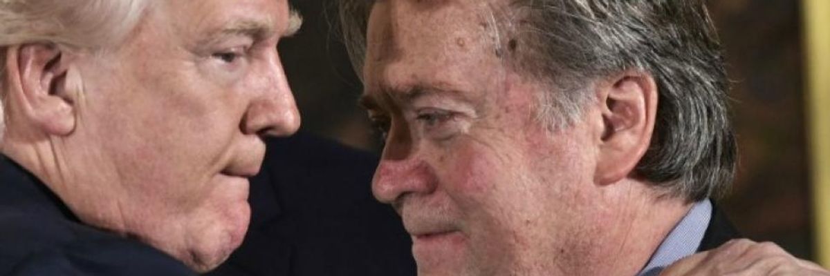 Trump Unleashes on Bannon: 'Not Only Lost His Job, He Lost His Mind'