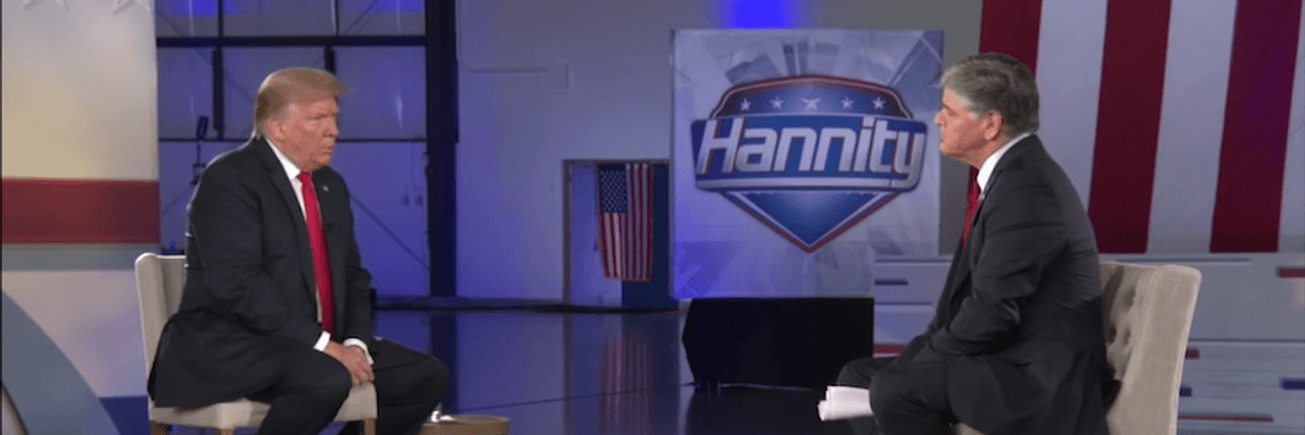 'WTF Please Listen to This': Trump Delivers Rambling, Incoherent Rant in Response to Hannity's Softball Question on Second Term Priorities