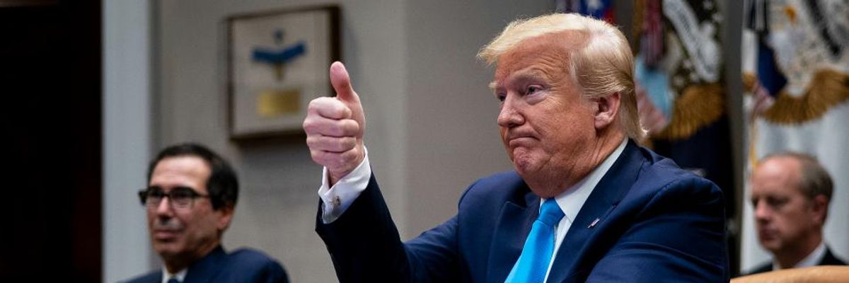 Trump Call for Permanent Payroll Tax Cut Is "Code for Gutting Social Security's Dedicated Funding," Say Critics