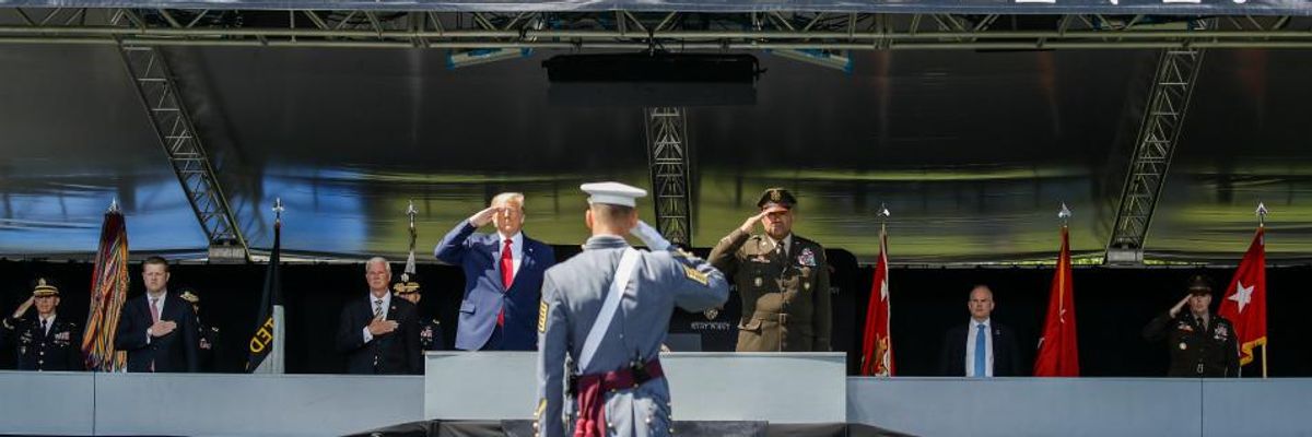 All the Lies Trump Told the West Point Graduates About American Militarism