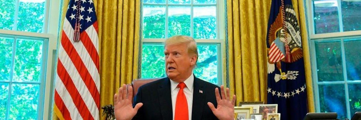 'Seriously Folks This Is Actually a Constitutional Crisis': Trump Tells Congress White House Won't Cooperate With Impeachment Probe