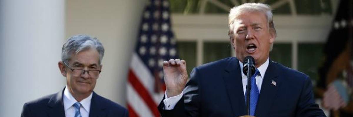 'Needlessly Gambling' With Taxpayer Money, Trump's Fed Moves to Gut Big Bank Safeguards