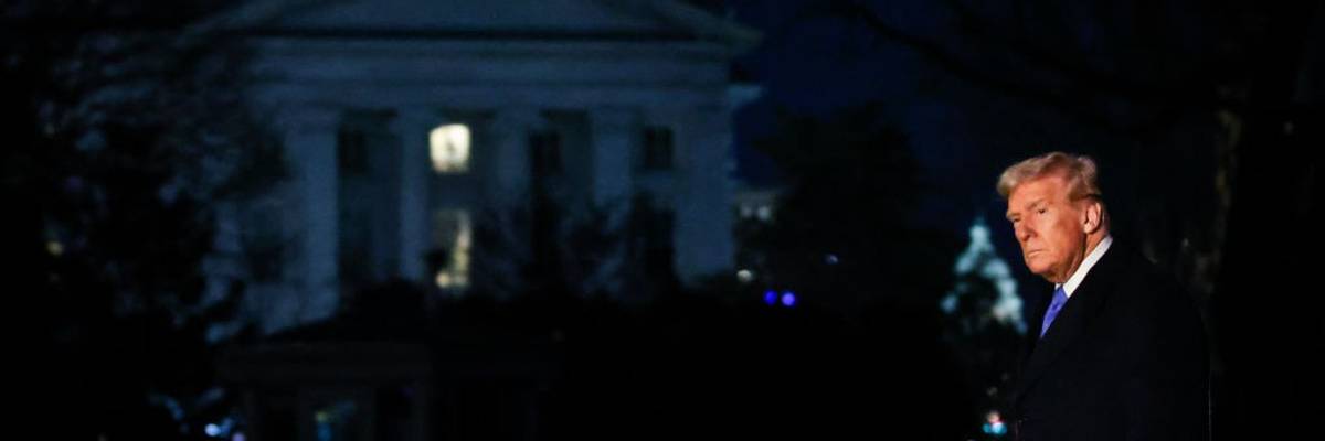 President Donald Trump at the White House