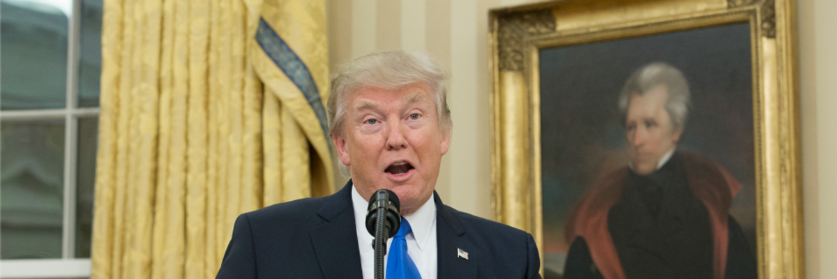 'He's Making Fun of Genocide': Trump Appears to Joke About Trail of Tears in Tweet Mocking Elizabeth Warren