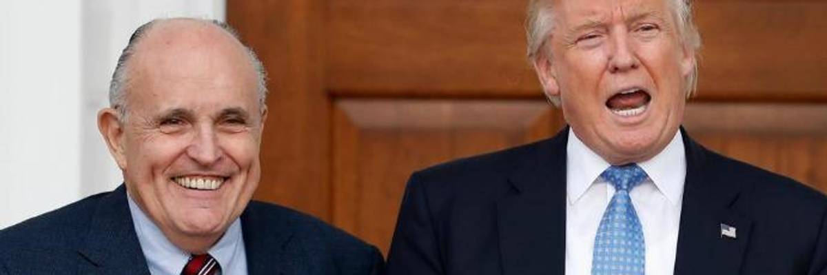 'Legal Peril' for President After Giuliani Admits Trump Repaid Stormy Daniels Hush Money