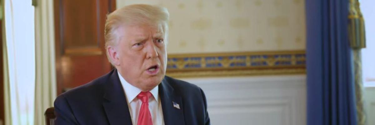 'Would Be Comical, If It Didn't Involve Real Lives': Unhinged Trump Interview Spotlights Deadly Failure of His Covid-19 Response