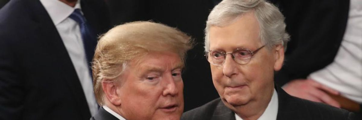 'Constitutionally Illegitimate': McConnell Confirms Trump Will Declare National Emergency to Build Wall