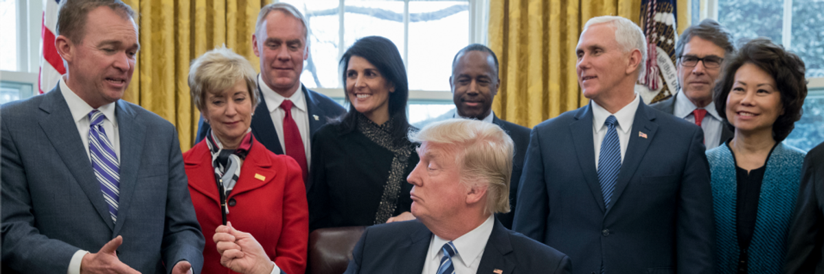 Reverse Darwinian Selection Afflicts Trump's Washington