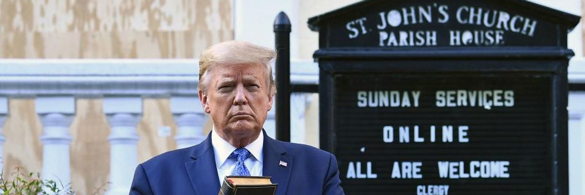 DC Bishop 'Outraged' by Trump Clearing Protests With Tear Gas and Using Bible as a Prop for Church Photo Op