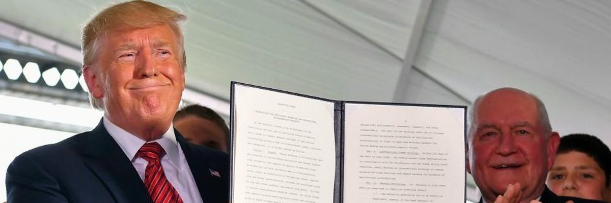 'Unconscionable': Amid Coronavirus Crisis, Trump Moves to Take Food Stamps From Over a Million People