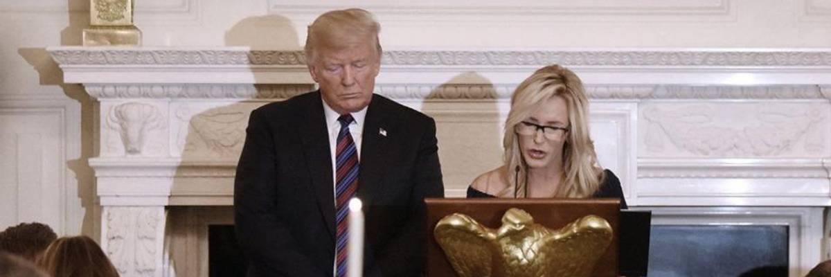 'Pure Fear-Mongering': Trump Bizarrely Warns of Left-Wing 'Violence' If Democrats Win Midterms