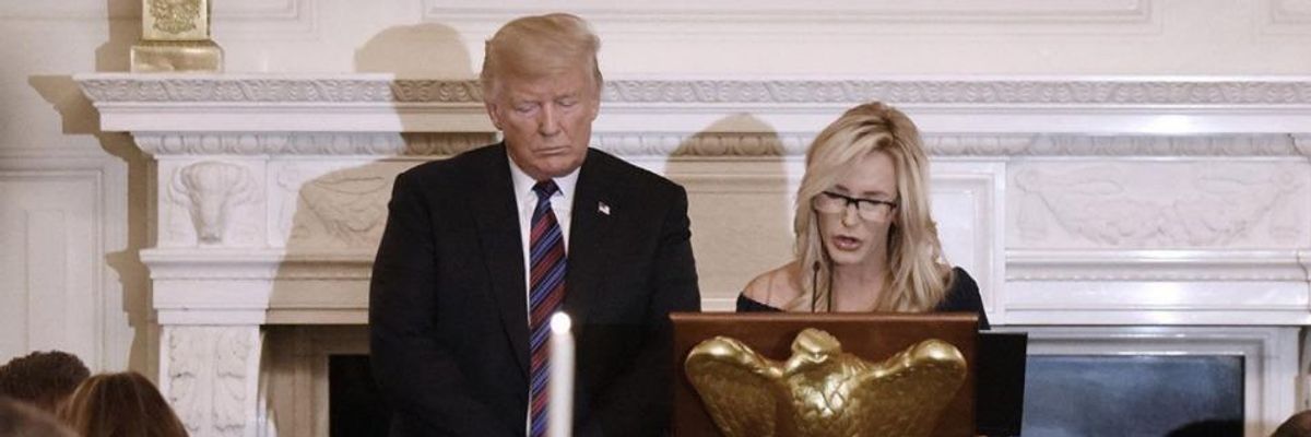 'Pure Fear-Mongering': Trump Bizarrely Warns of Left-Wing 'Violence' If Democrats Win Midterms