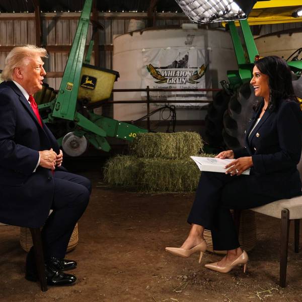 President Donald Trump joined Kristen Welker