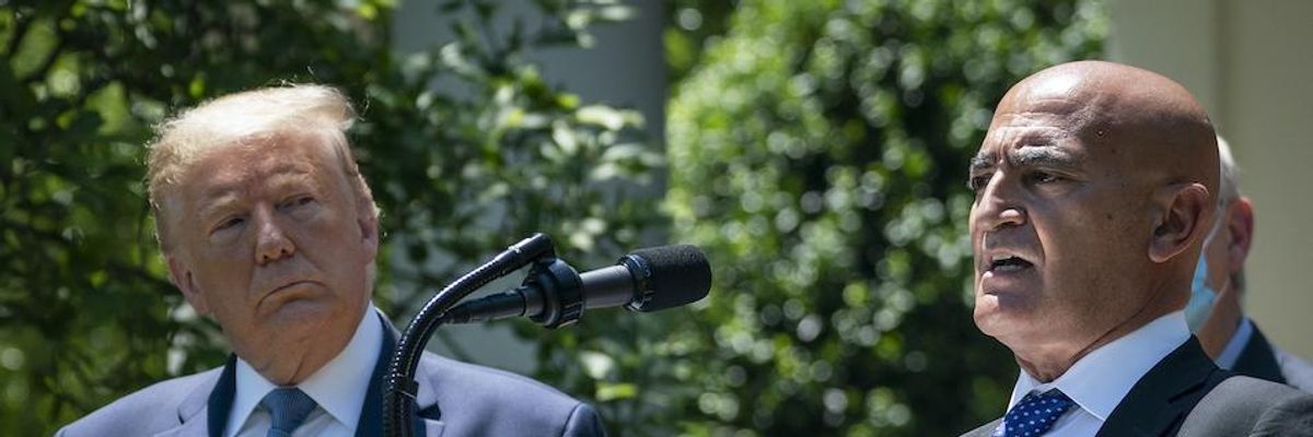 Trump's Vaccine Chief Picks His Own Former Employer--Where He Still Holds Millions Worth of Stock--for $2.1 Billion Deal