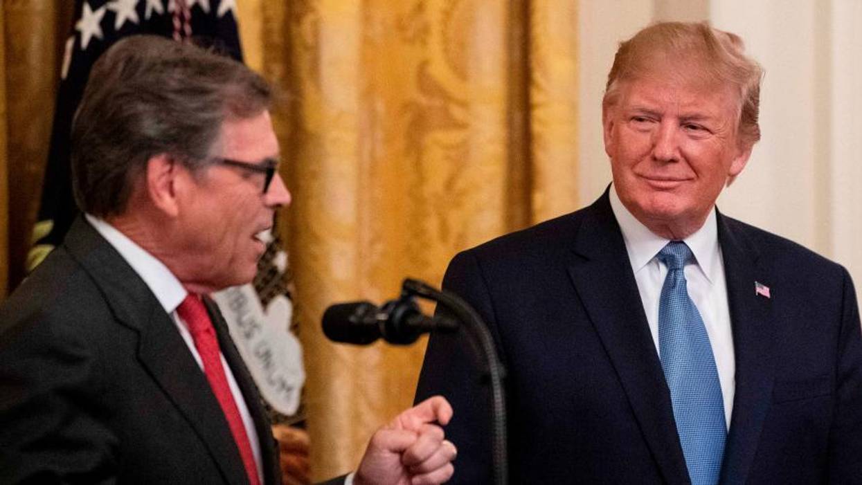 'Most Implausible Alibi I've Ever Heard': Trump Ridiculed for Blaming Rick Perry for Ukraine Call