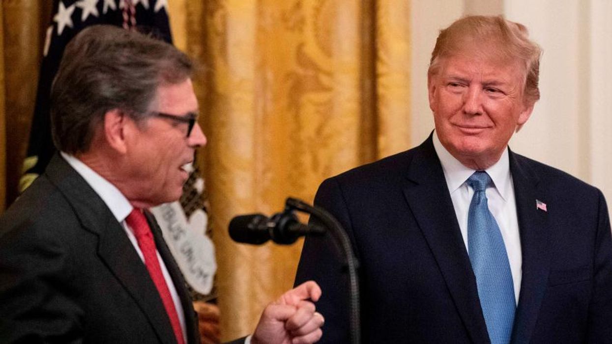 'Most Implausible Alibi I've Ever Heard': Trump Ridiculed for Blaming Rick Perry for Ukraine Call