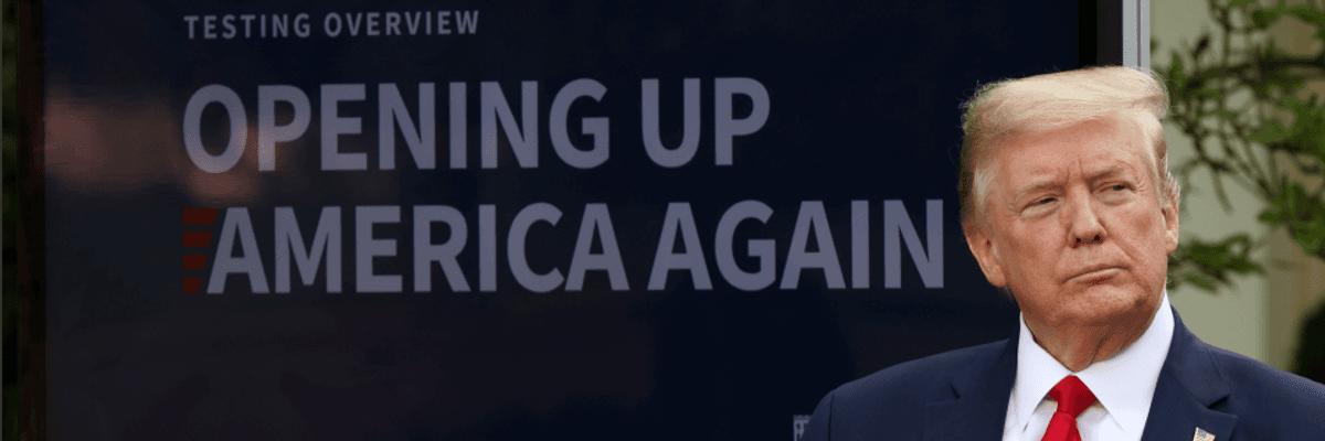 "That Doesn't Do Anything": Experts Warn Trump Plan for States to Test Just 2% of Residents Is Completely Inadequate