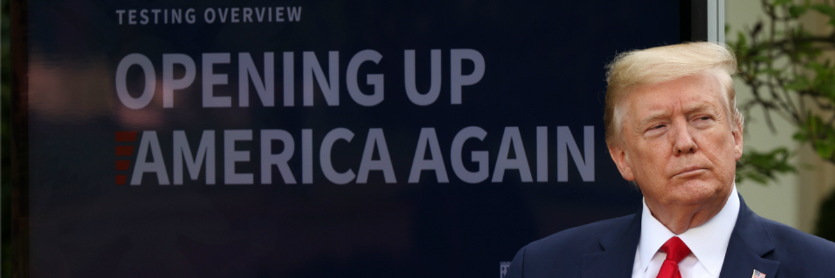 "That Doesn't Do Anything": Experts Warn Trump Plan for States to Test Just 2% of Residents Is Completely Inadequate