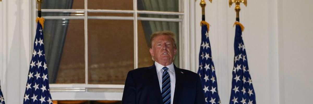 Receiving Powerful Drug Cocktail and Tweetstorming, Bizarre Trump Behavior Called 'Especially Unhinged Today'