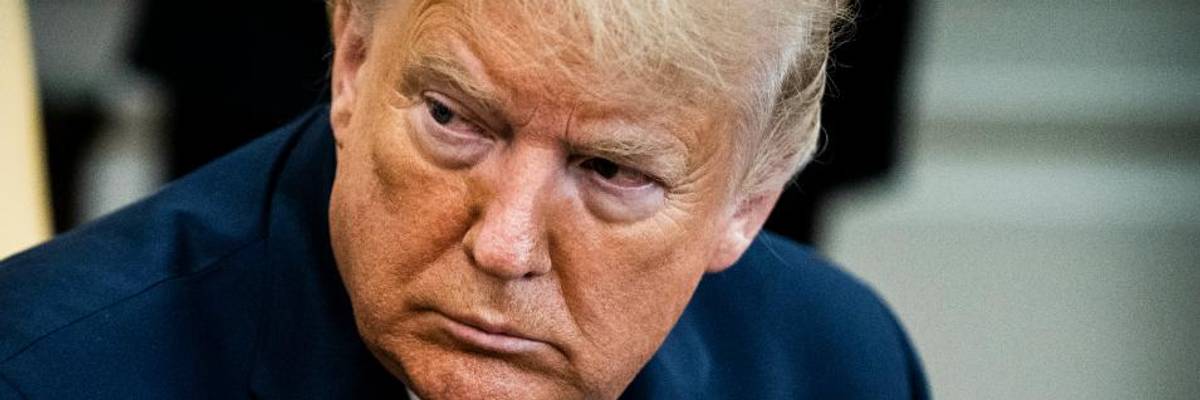 'Clear and Present Danger' to Public Health: Leading Progressive Group Demands Trump Resign Over Coronavirus Failure