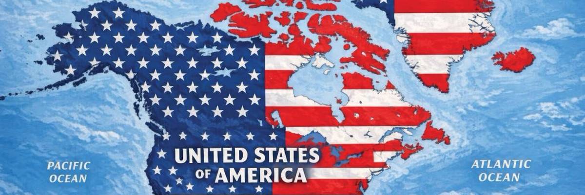 President Donald Trump posted on his Truth Social platform a map showing the US flag over not only the United States but also Canada, Greenland, Iceland, the Caribbean, Mexico, and multiple countries in Central America.