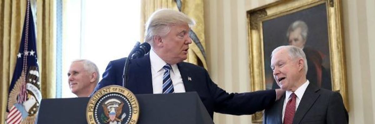 Obstruction Evidence Mounts as Critics Say Trump Move to Stop Sessions Recusal 'Screams of Guilt'