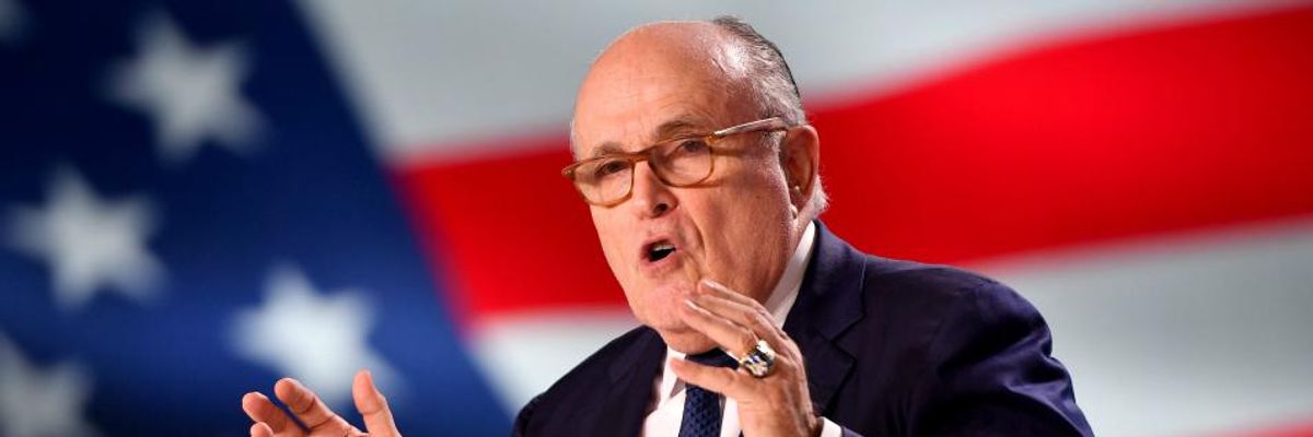 'Massive Criminal Enterprise': Giuliani Reportedly Sought Ukraine Business Deals as He Worked to Dig Up Dirt on Biden for Trump
