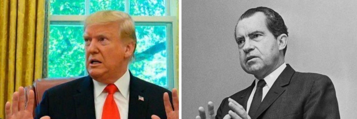 Trump Admits He 'Learned A Lot' From Disgraced President Nixon's Saturday Night Massacre
