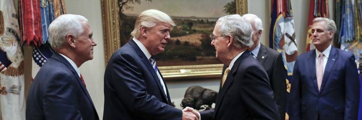 Virtually No Wage Growth, Surge in Stock Buybacks: Study Offers More Proof Trump Tax Cuts Were 'Designed to Put a Big Windfall in Oligarch Pockets'