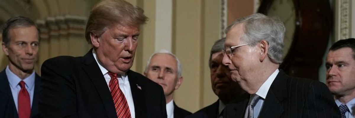 Poll Showing Record Support for Trump's Ouster Indicates GOP 'Policy of Complete Obstruction Not Selling'