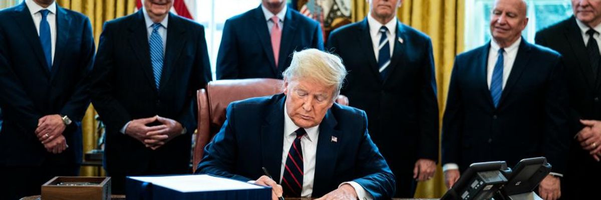 'Disgusting': Treasury Slows Delivery of 70 Million Covid-19 Stimulus Checks to Put Trump's Name on Them