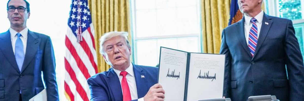 Escalating "Crisis of His Administration's Making," Trump Imposes New Sanctions Against Iran