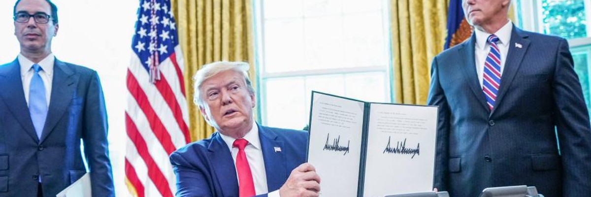 Escalating "Crisis of His Administration's Making," Trump Imposes New Sanctions Against Iran