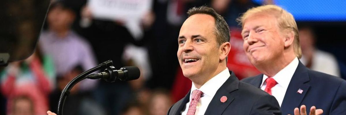 As Bevin Refuses to Concede, Critics Warn Kentucky GOP 'Totally Gearing Up to Steal' Gubernatorial Election