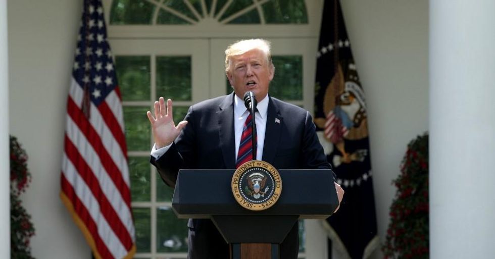 President Donald Trump speaks about immigration reform in the Rose Garden of the White House on May 16, 2019 in Washington, D.C. (Photo: Alex Wong/Getty Images)