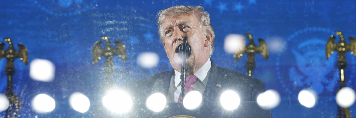 President Donald Trump Speaks At Mt. Rushmore To Mark America's 250th On Eve Of Independence Day
