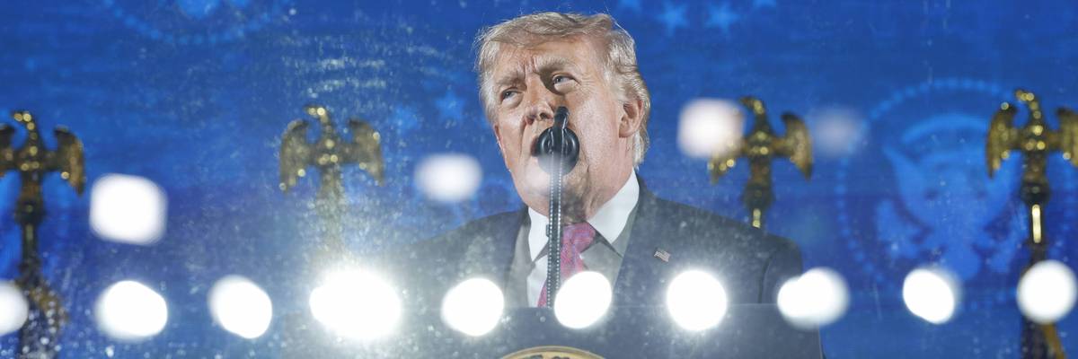 President Donald Trump Speaks At Mt. Rushmore To Mark America's 250th On Eve Of Independence Day
