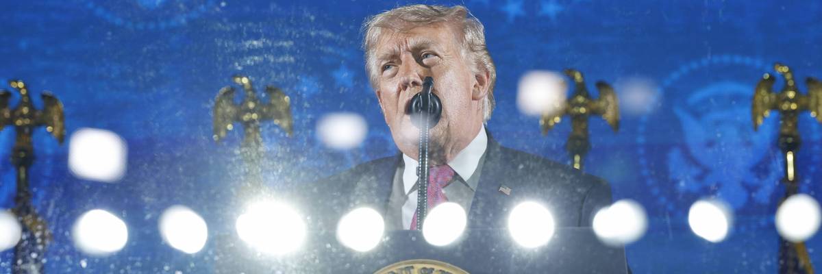 President Donald Trump Speaks At Mt. Rushmore To Mark America's 250th On Eve Of Independence Day