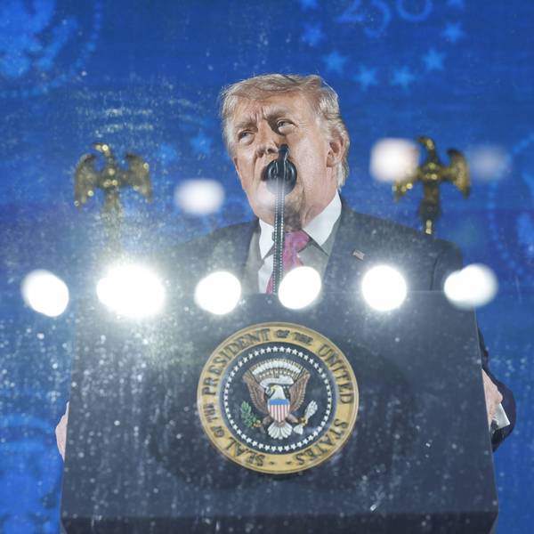 President Donald Trump Speaks At Mt. Rushmore To Mark America's 250th On Eve Of Independence Day