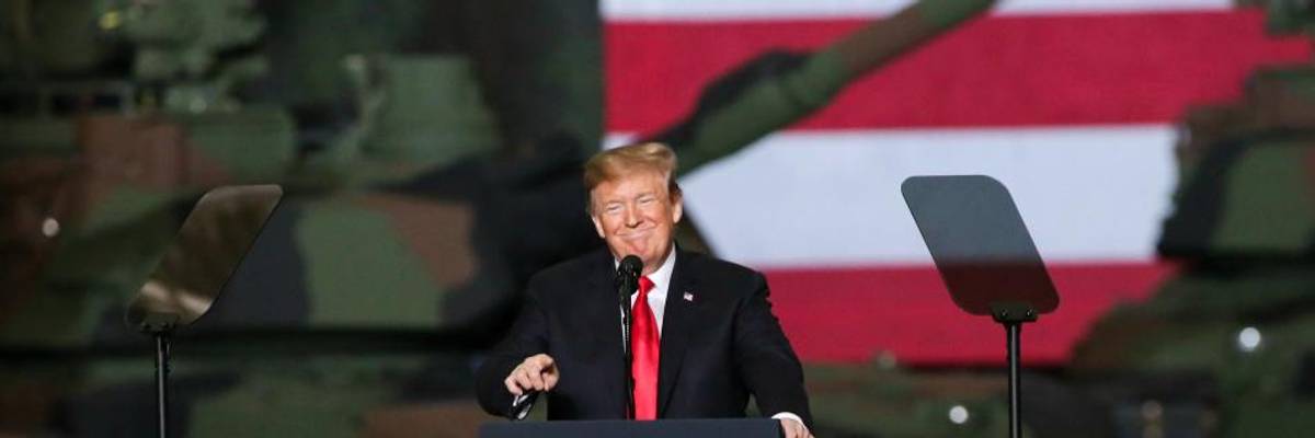 'Atrocious': 188 Democrats Join GOP to Hand Trump $738 Billion Military Budget That Includes 'Space Force'