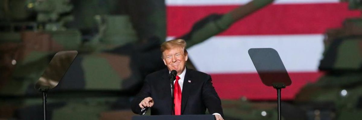 'Atrocious': 188 Democrats Join GOP to Hand Trump $738 Billion Military Budget That Includes 'Space Force'